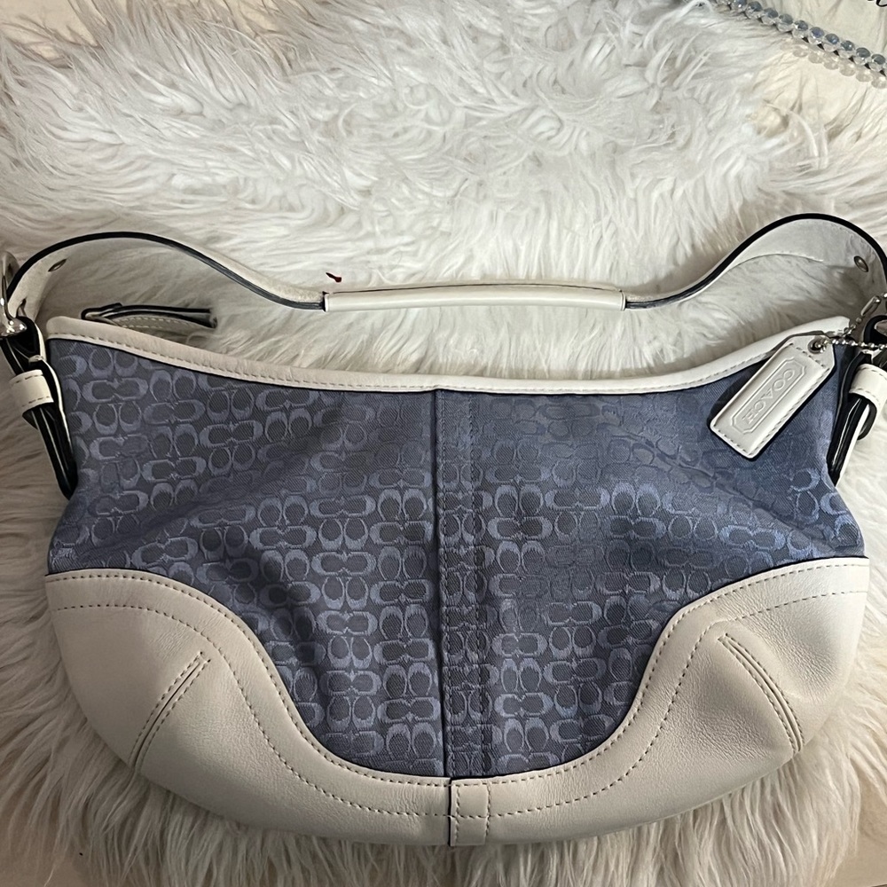 COACH Blue Hobo Bag - Picture 2 of 8